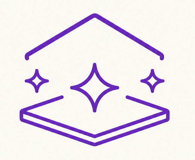 Hard surfaces icon